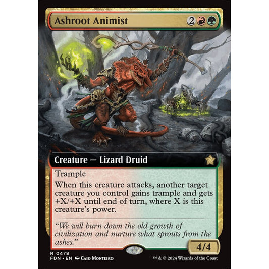 Ashroot Animist, 478, rare, Magic: The Gathering, Foundations