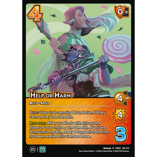 Help or Harm, 99/211, CR02, Universus, Critical Role: Heroes Of Exandria, Attack, R