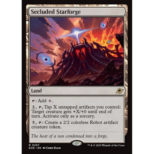 Secluded Starforge rare 257 Magic the Gathering Edge of Eternities