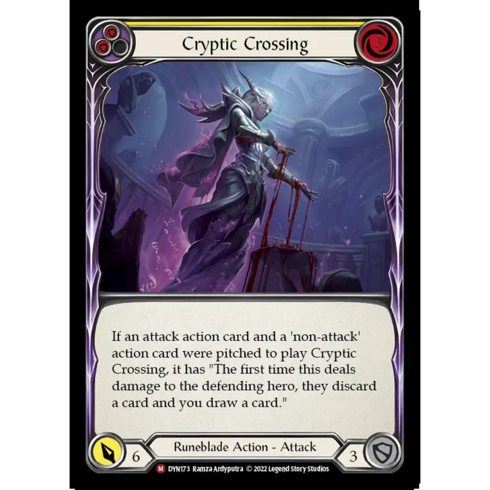 Cryptic Crossing DYN173 Majestic Flesh & Blood Trading Card Game Dynasty in Regular Art
