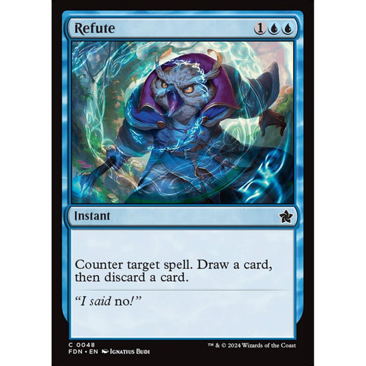 Refute, 48, common, Magic: The Gathering, Foundations