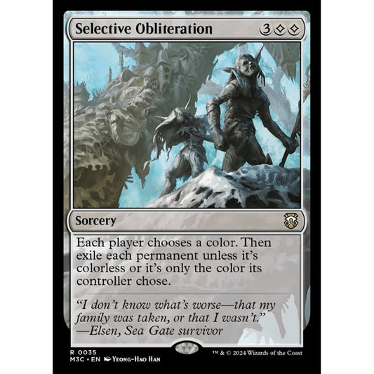 Selective Obliteration, 35, rare, Magic: The Gathering, Modern Horizons 3