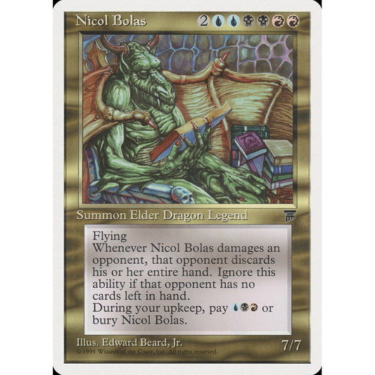 Nicol Bolas rare 81 Magic the Gathering Chronicles