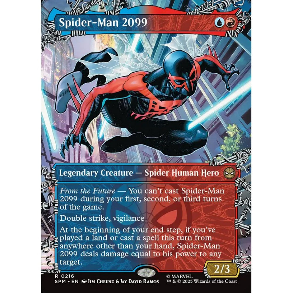 Spider-Man 2099 rare 216 Magic the Gathering Marvel's Spider-Man