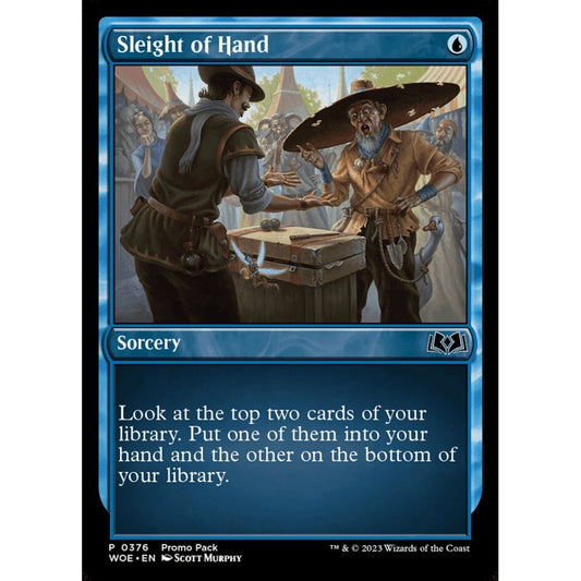 Sleight of Hand, common, 376, Magic the Gathering, Wilds of Eldraine