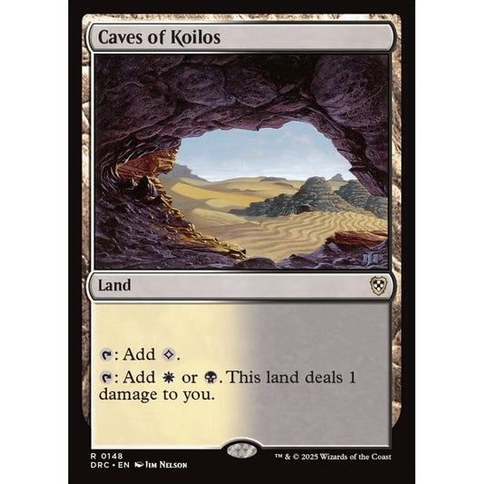 Caves of Koilos, 148, rare, Magic: The Gathering, Aetherdrift Commander