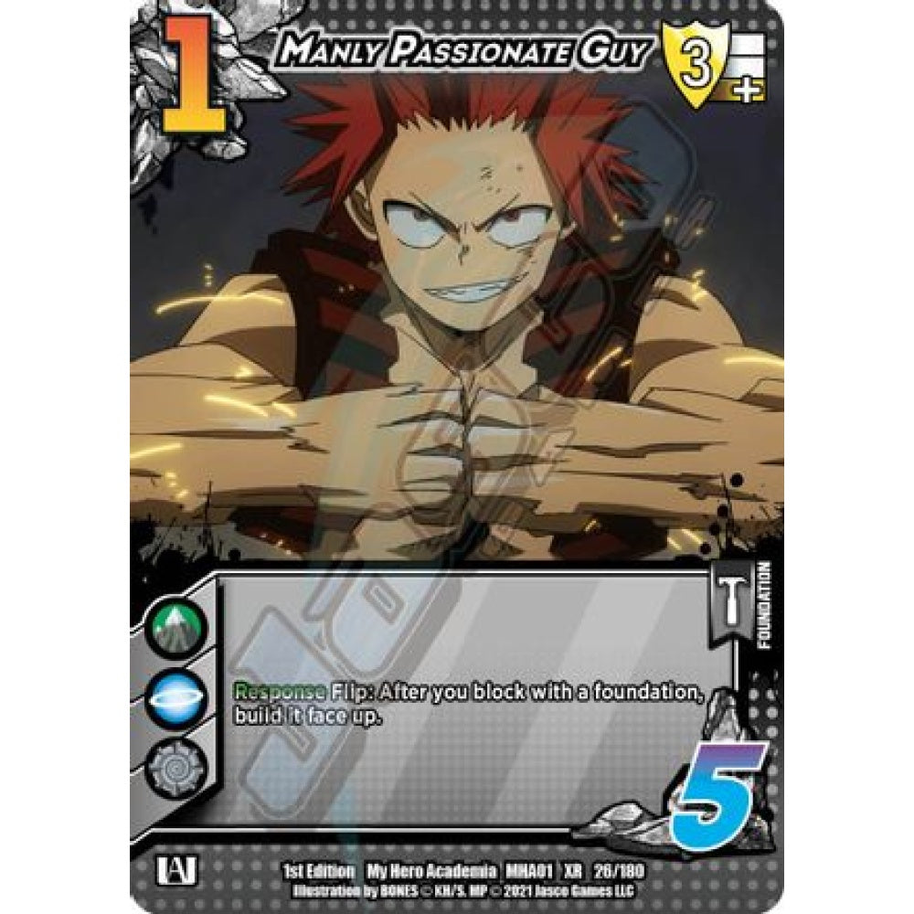 Manly Passionate Guy, 26/180, XR, UniVersus, MHA01 My Hero Academia