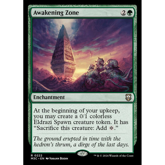 Awakening Zone, 222, rare, Magic: The Gathering, Modern Horizons 3