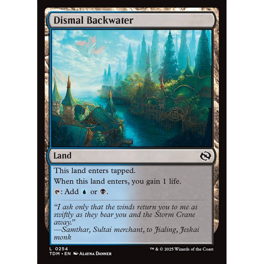 Dismal Backwater common 254 Magic the Gathering Tarkir: Dragonstorm