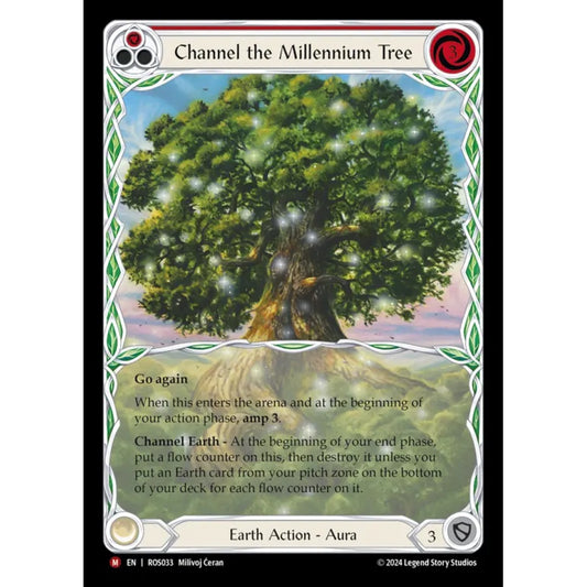Channel the Millennium Tree ROS033 Majestic Flesh & Blood Trading Card Game Rosetta in Regular Art
