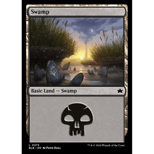 Swamp, 373, common, Magic: The Gathering, Bloomburrow