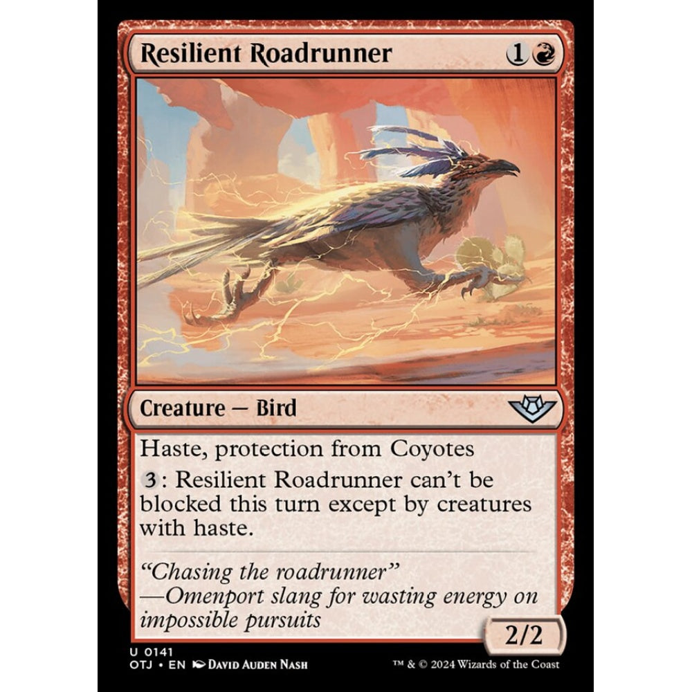Resilient Roadrunner, 141, uncommon, Magic: The Gathering, Outlaws of Thunder Junction
