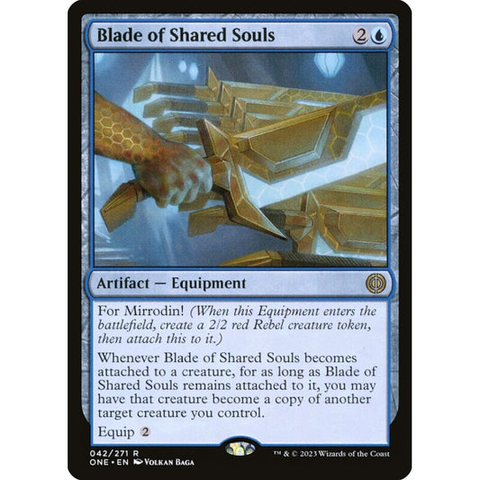 Blade of Shared Souls, rare, 42, Magic the Gathering, Phyrexia: All Will Be One