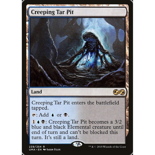 Creeping Tar Pit rare 239 Magic the Gathering Ultimate Masters