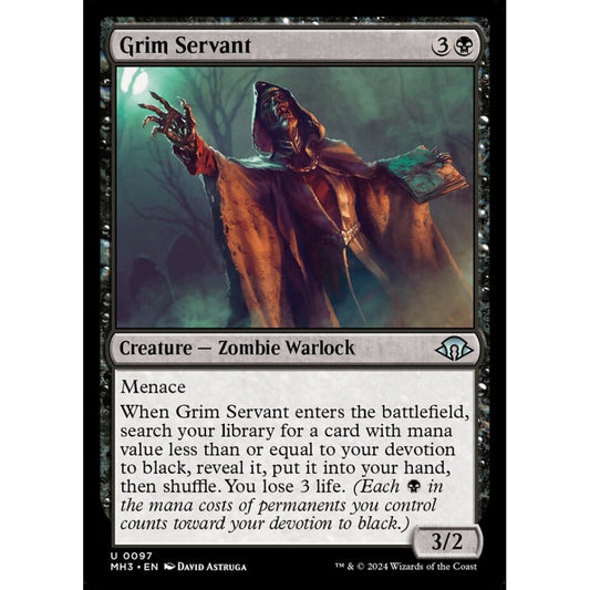 Grim Servant, 97, uncommon, Magic: The Gathering, Modern Horizons 3