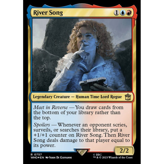 River Song rare 757 Magic the Gathering Doctor Who
