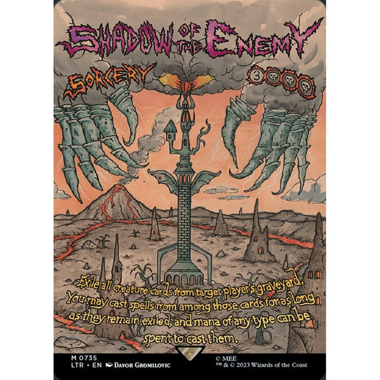 Shadow of the Enemy, mythic, 735, Magic the Gathering, The Lord of the Rings: Tales of Middle-earth