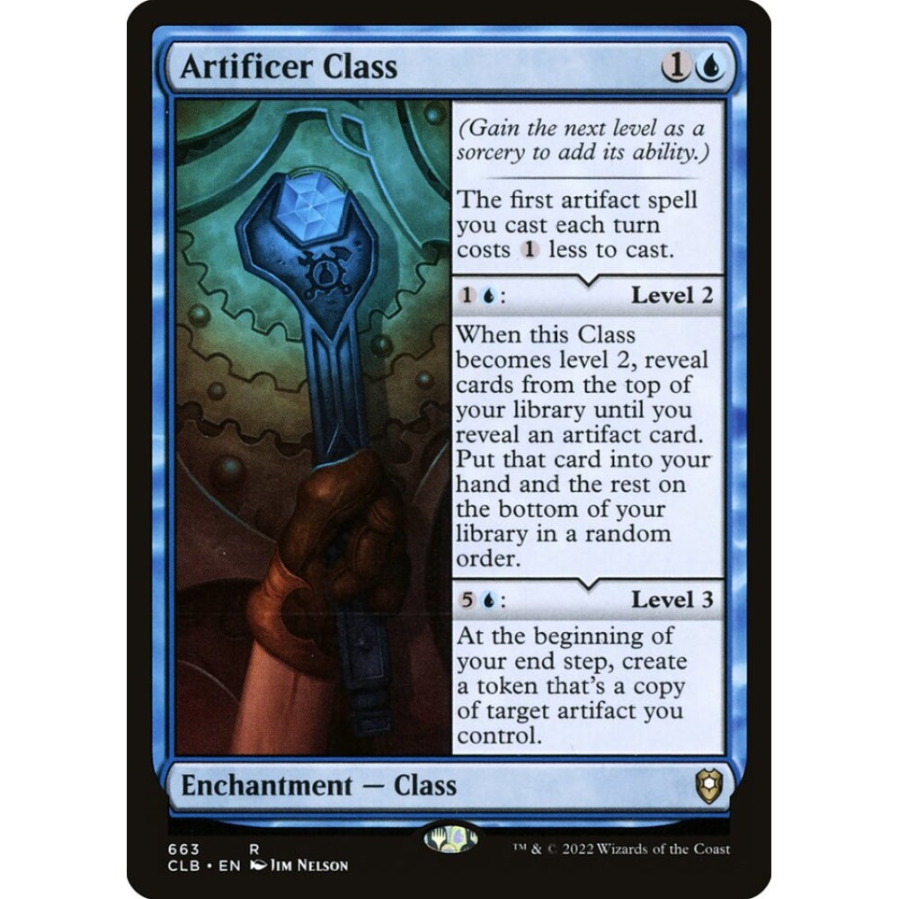 Artificer Class rare 663 Magic the Gathering Commander Legends: Battle for Baldur's Gate