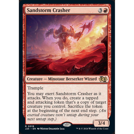 Sandstorm Crasher, 18, rare, Magic: The Gathering, Foundations Jumpstart