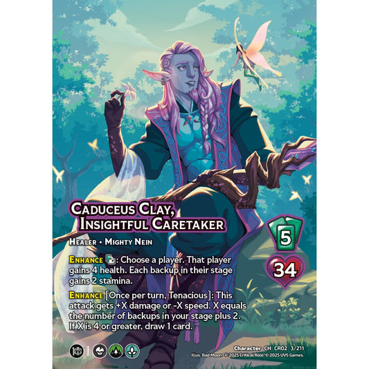 Caduceus Clay, Insightful Caretaker, 3/211, CR02, Universus, Critical Role: Heroes Of Exandria, Character, CH