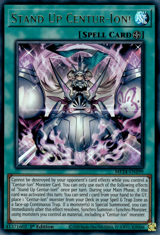 Stand Up Centur-Ion! VASM-EN020 Super Super Rare Yu-Gi-Oh Valiant Smashers in Art