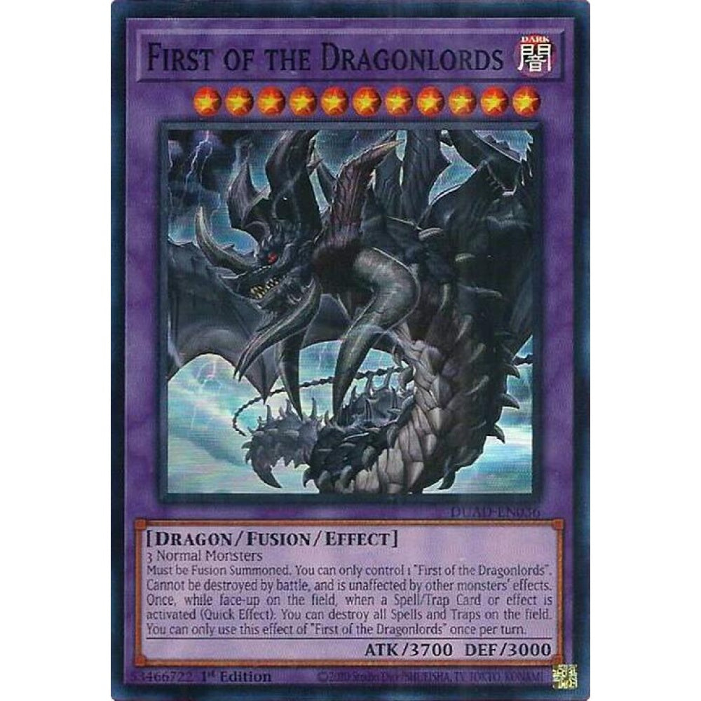First of the Dragonlords DUAD-EN036 Super Yu-Gi-Oh Duelist's Advance