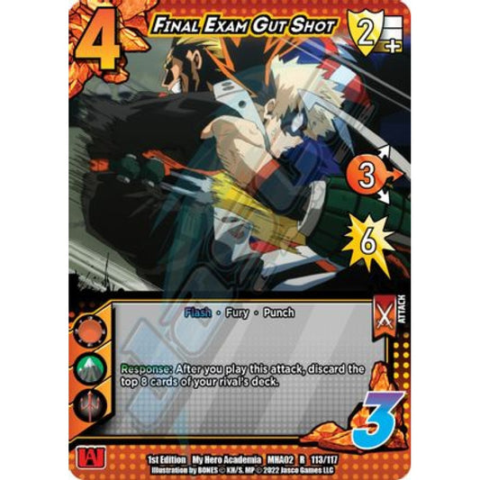 Final Exam Gut Shot, 113/117, R, UniVersus, MHA02 Crimson Rampage