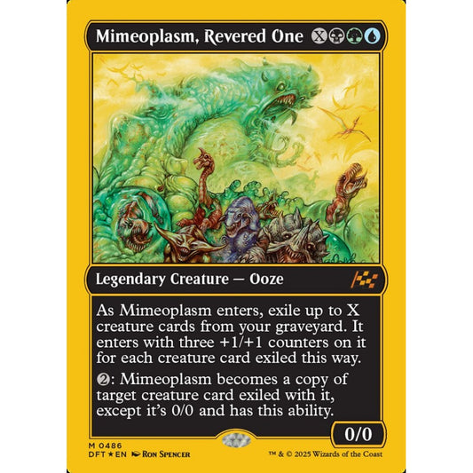 Mimeoplasm, Revered One, 486, mythic, Magic: The Gathering, Aetherdrift