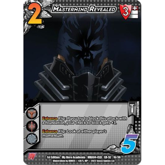 Mastermind Revealed, 16/36, XR-SE, UniVersus, MHA04 League of Villains