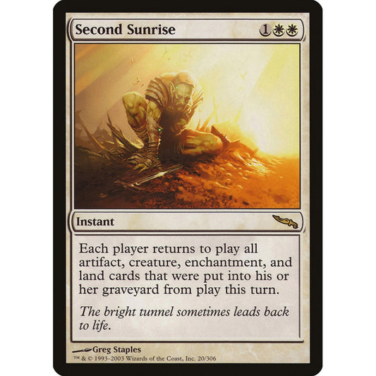 Second Sunrise rare 20 Magic the Gathering Mirrodin
