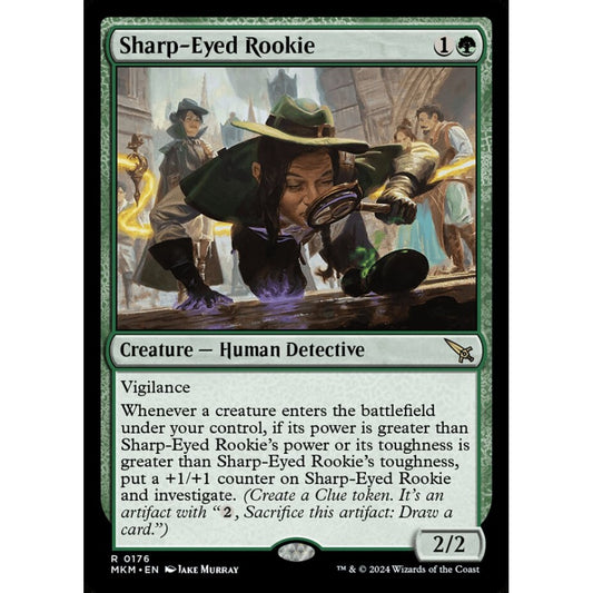 Sharp-Eyed Rookie rare 176 Magic the Gathering Murders at Karlov Manor