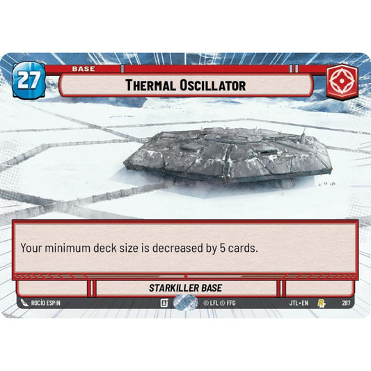 Thermal Oscillator, R, JTL 287) Hyperspace, Star Wars Unlimited