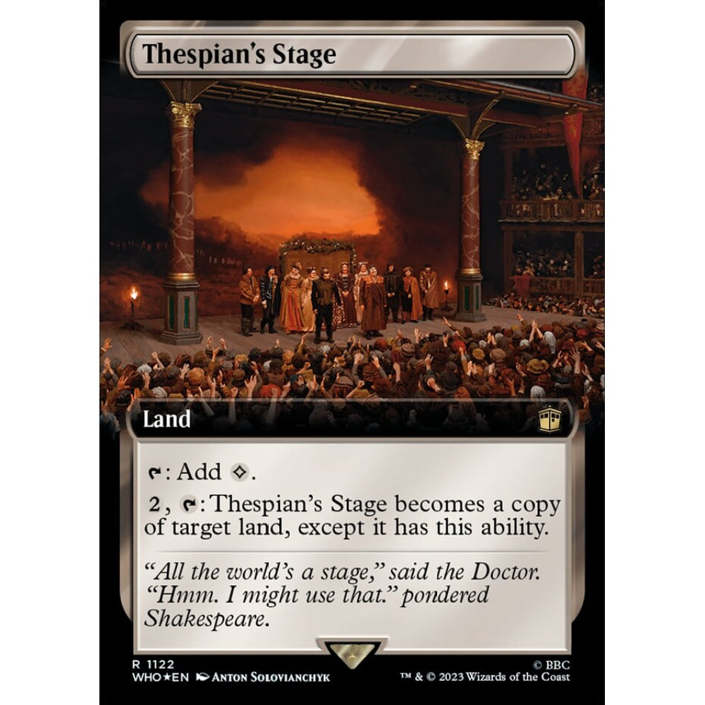 Thespian's Stage rare 1122 Magic the Gathering Doctor Who