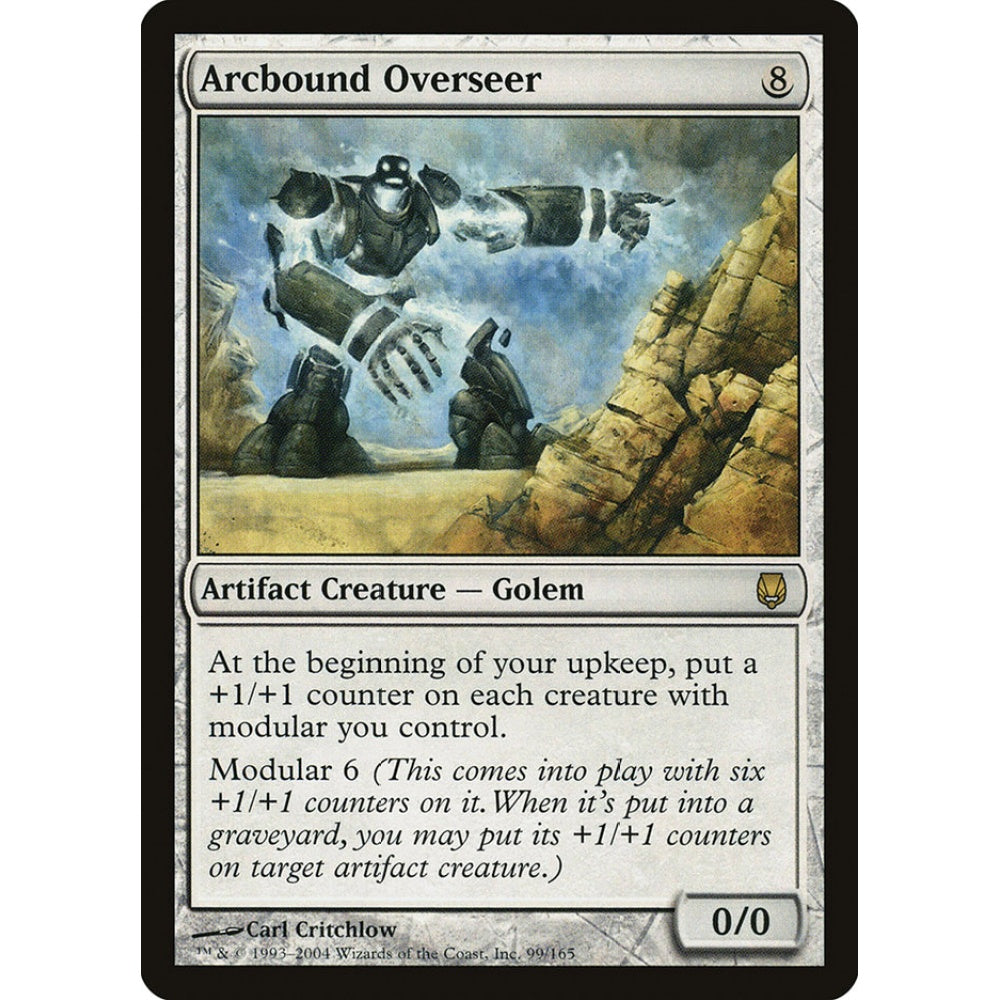 Arcbound Overseer rare 99 Magic the Gathering Darksteel