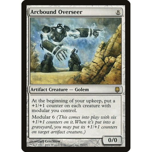 Arcbound Overseer rare 99 Magic the Gathering Darksteel
