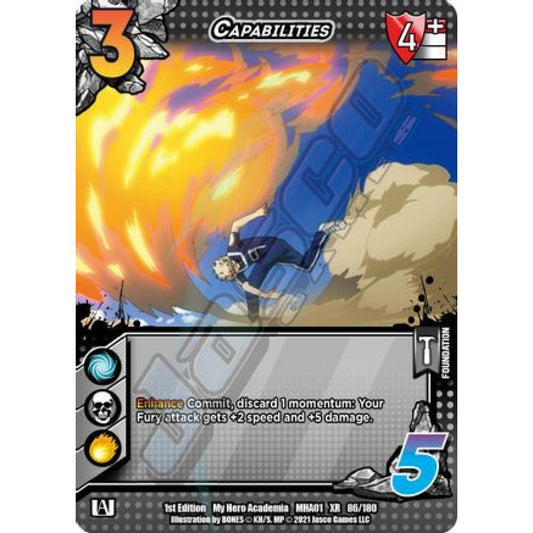 Capabilities, 86/180, XR, UniVersus, MHA01 My Hero Academia