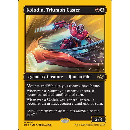 Kolodin, Triumph Caster, 483, rare, Magic: The Gathering, Aetherdrift