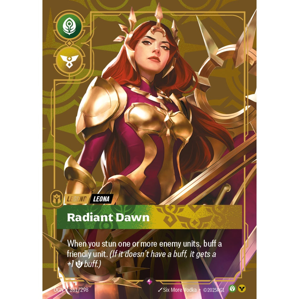 Radiant Dawn OGN-261/298 Riftbound Card Game Origins Rare