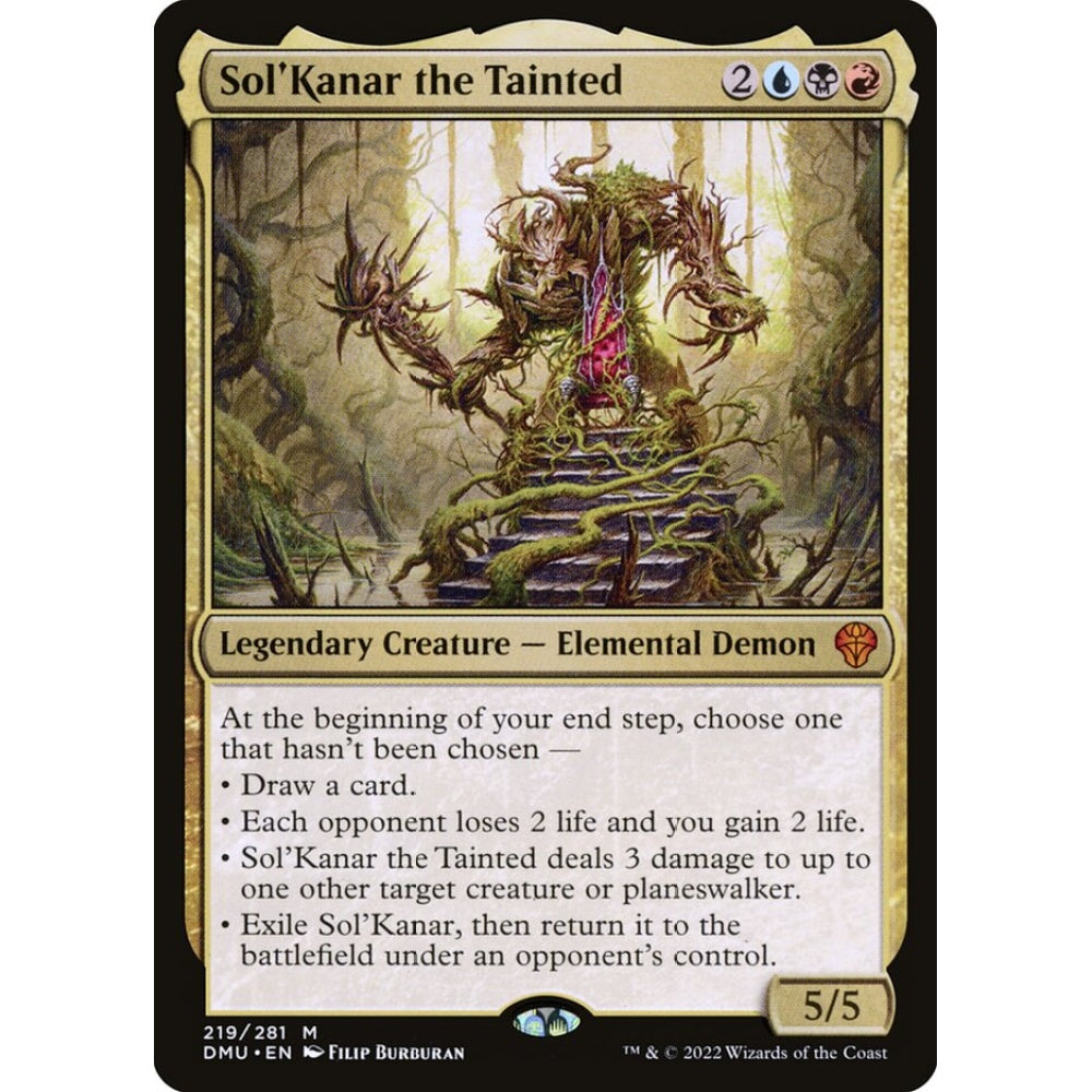 Sol'Kanar the Tainted mythic 219 Magic the Gathering Dominaria United