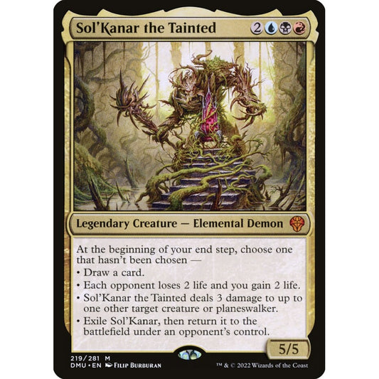 Sol'Kanar the Tainted mythic 219 Magic the Gathering Dominaria United