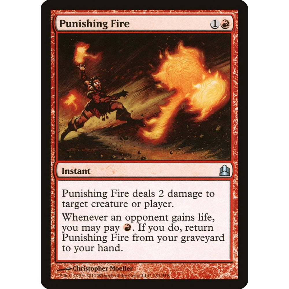 Punishing Fire uncommon 131 Magic the Gathering Commander 2011