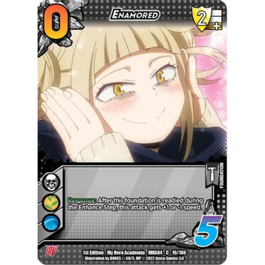 Enamored, 016/108, C, UniVersus, MHA04 League of Villains