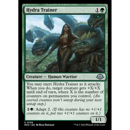 Hydra Trainer, 159, uncommon, Magic: The Gathering, Modern Horizons 3