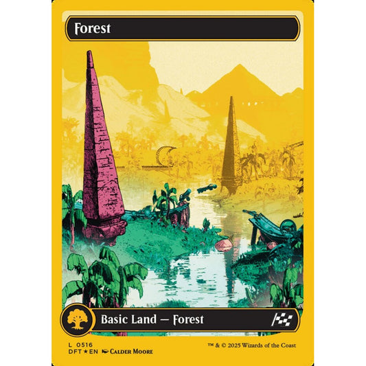 Forest, 516, common, Magic: The Gathering, Aetherdrift