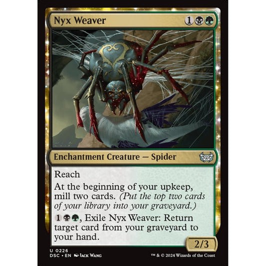 Nyx Weaver, 226, uncommon, Magic: The Gathering, Duskmourn: House of Horror