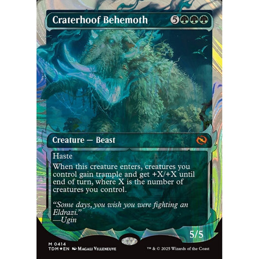 Craterhoof Behemoth mythic 414 Magic the Gathering Tarkir: Dragonstorm