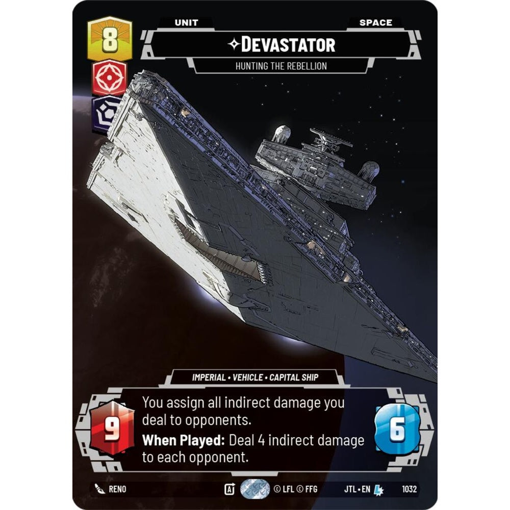Devastator, L, JTL 1032) Prestige, Star Wars Unlimited