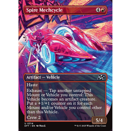 Spire Mechcycle, 314, uncommon, Magic: The Gathering, Aetherdrift