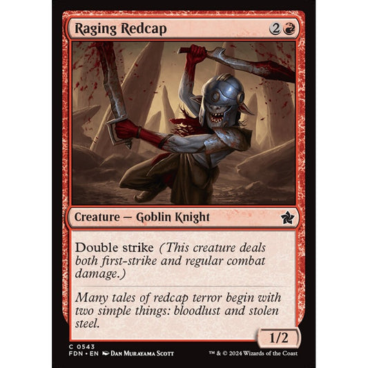 Raging Redcap, 543, common, Magic: The Gathering, Foundations