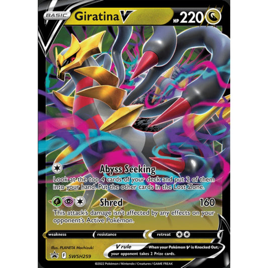 Giratina V Black Star Promo SWSH259 Pokemon Card Game Sword & Shield Promos